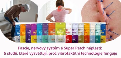 Fascie, nervový systém a&nbsp;Super Patch náplasti: 5 studií, které vysvětlují, proč vibrotaktilní technologie funguje