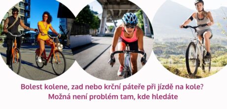 Bolest kolen, kyčlí, zad, trapézů při jízdě na&nbsp;kole - martinafallerova.cz