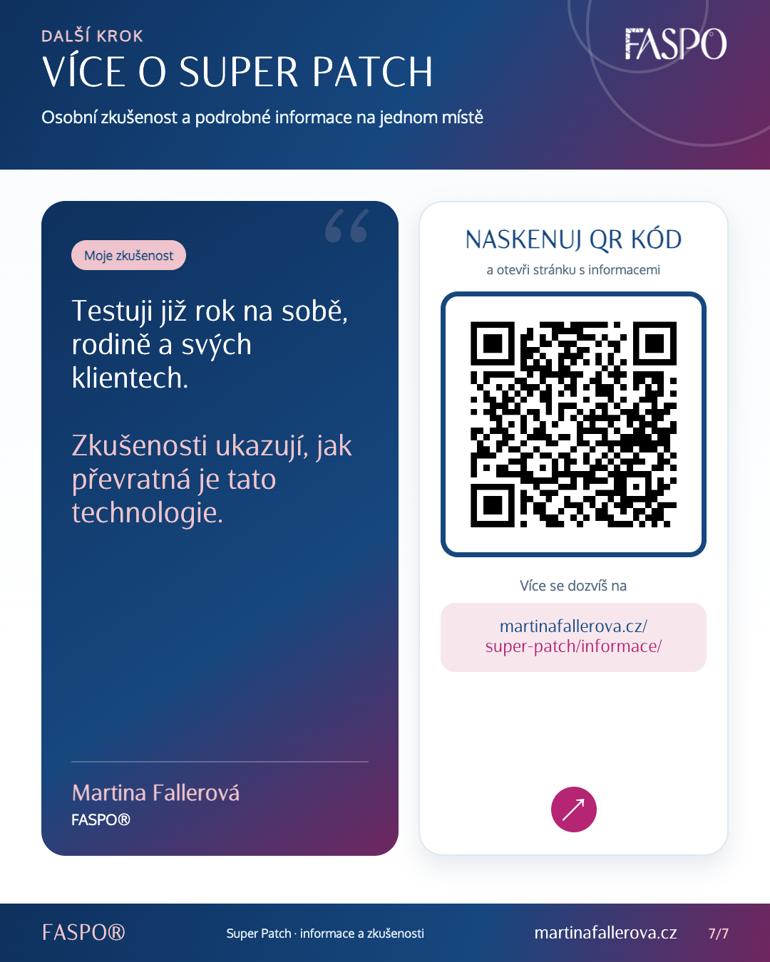 Více informací o&nbsp;Super Patch s&nbsp;QR kódem